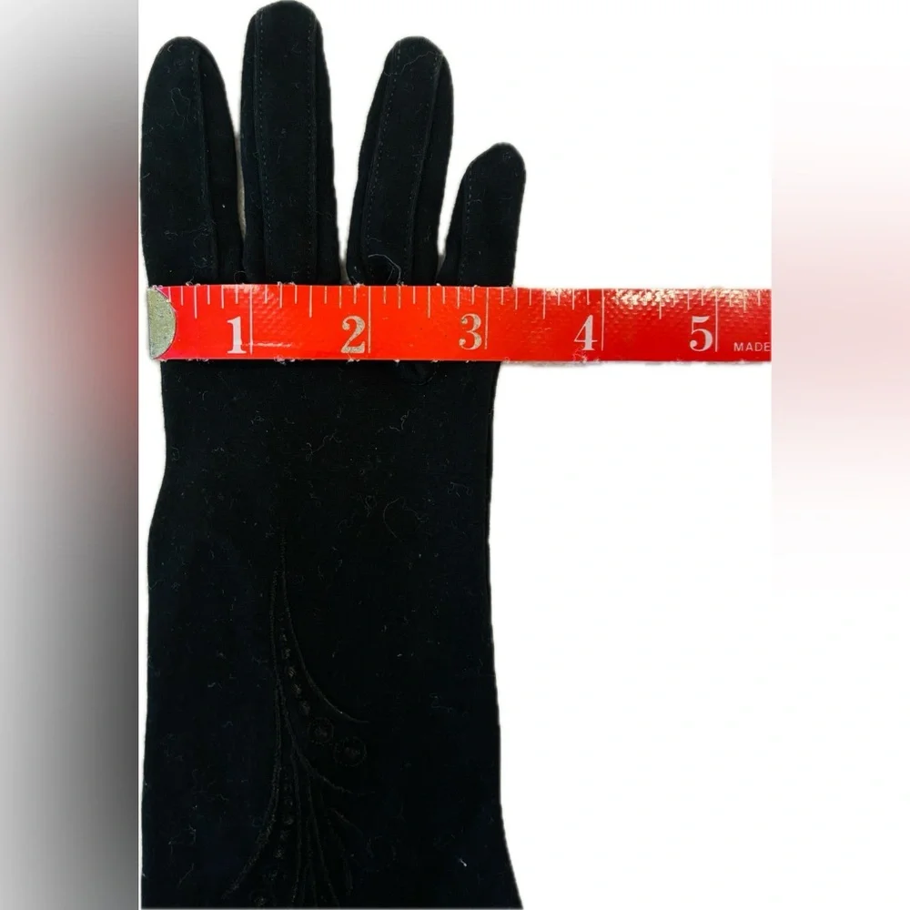 Vintage Elegant Dressy Black Gloves